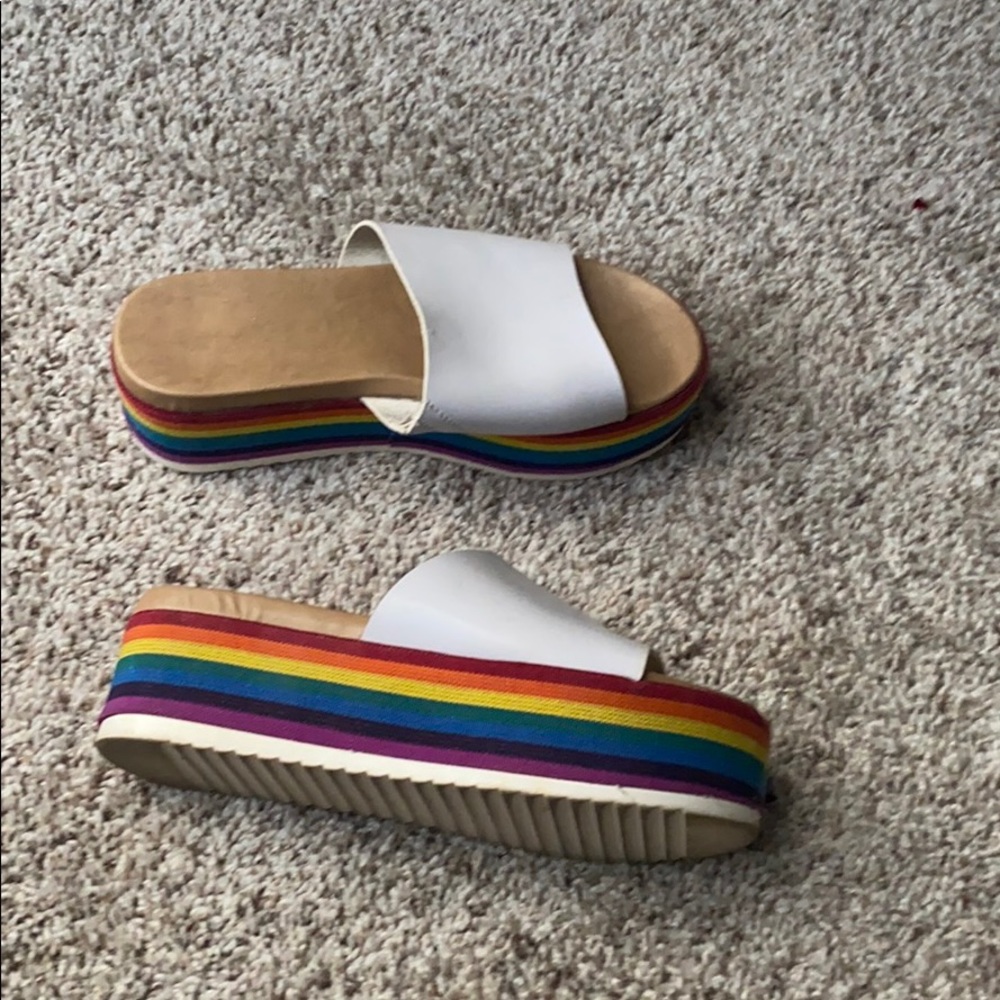 Rainbow sandals